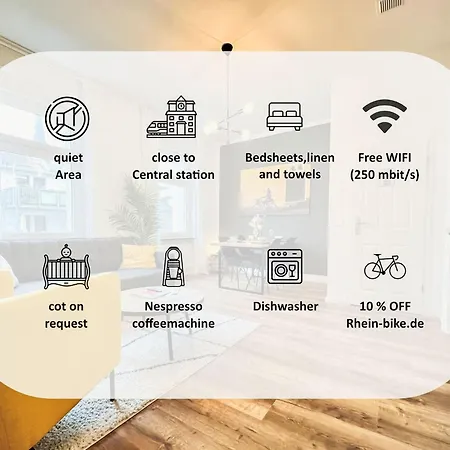 Apartamento 250m Rhein - Ruhiges Naehe Hbf -k-111- By Interhome Mayen
